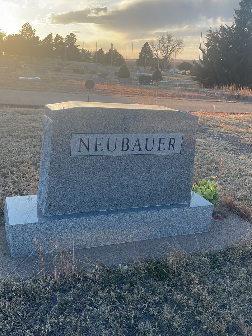 Albert L. Neubauer's grave. Photo 1