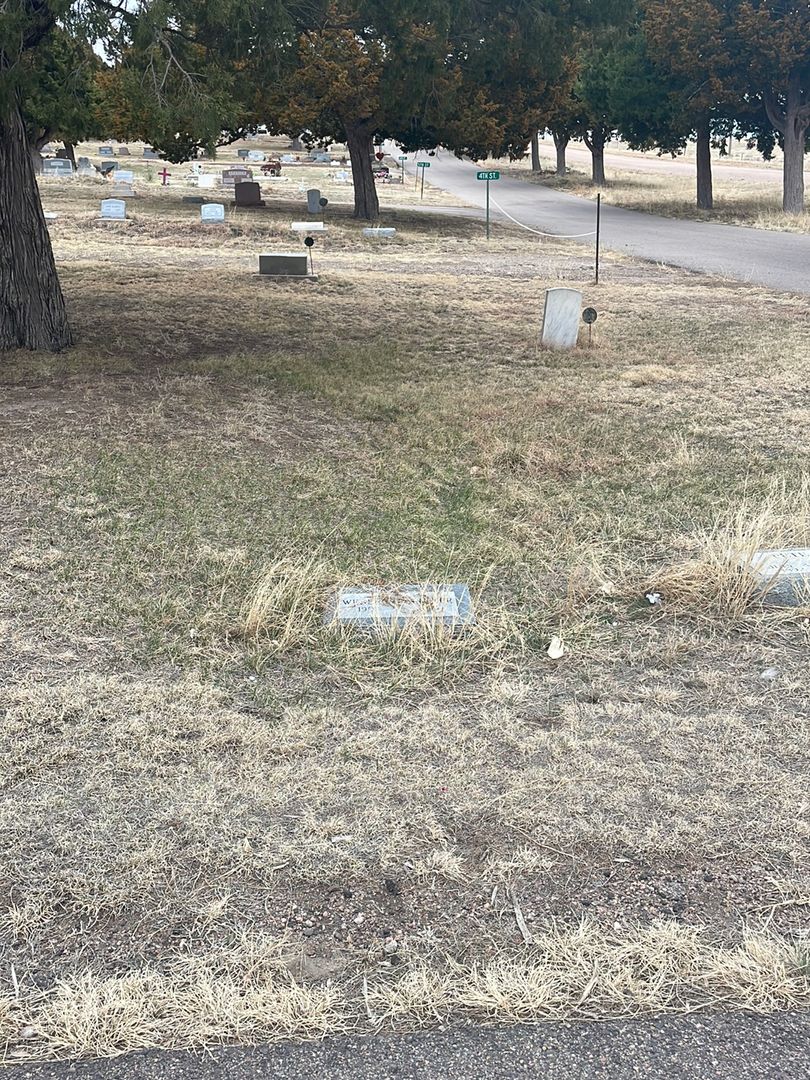 Wesley J. Walker's grave. Photo 1